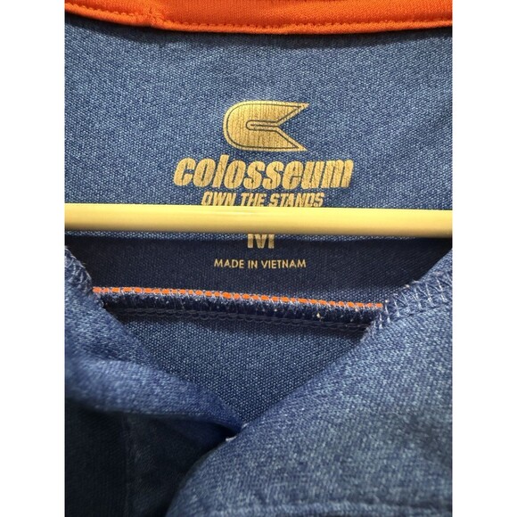 Florida Gators Polo Shirt Mens M Medium Blue Colosseum Coach Golf NCAA Football - Picture 3 of 4